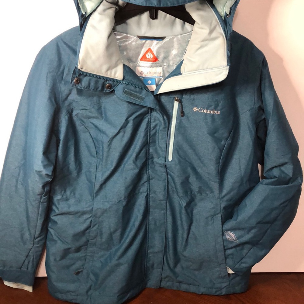 Women’s Columbia Last Tracks II Insulated Jacket - Plus Size 1X Teal Blue